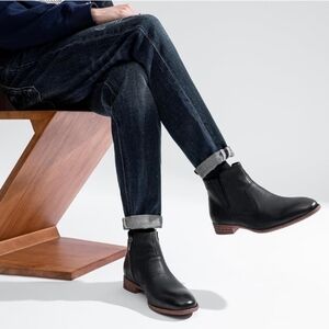 NEW Jousen Chukka Boots Leather Boots for Men Casual Ankle Mens Slip On Boots